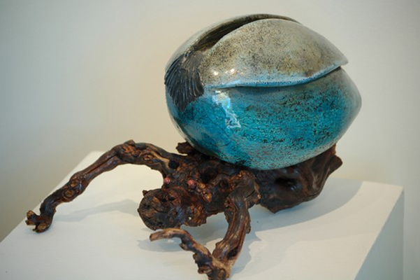 Sculpture, céramiste, céramique, poterie, terre, grès, porcelaine, Raku, Royan, Saint Augustin, Charente Maritime
