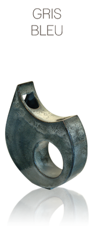 bleu - Sculpture, céramiste, céramique, poterie, terre, grès, porcelaine, Raku, Royan, Saint Augustin, Charente Maritime